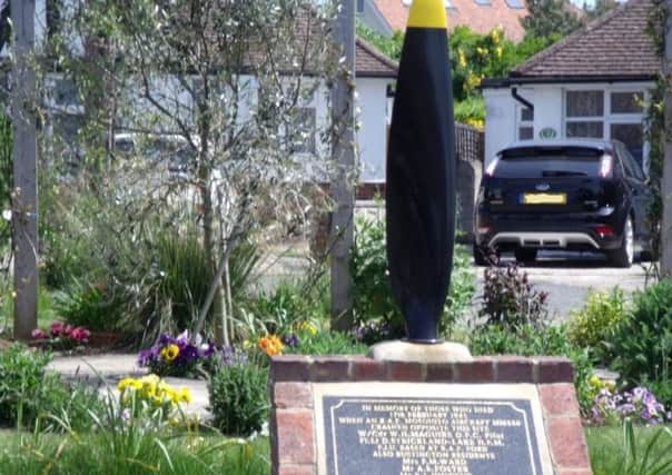 The Chaucery Memorial in Chaucer Avenue, Rustington