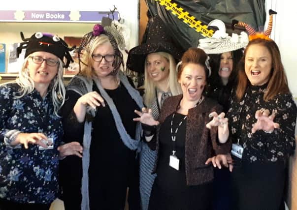 Teachers were transformed into witches, wizards and black widows