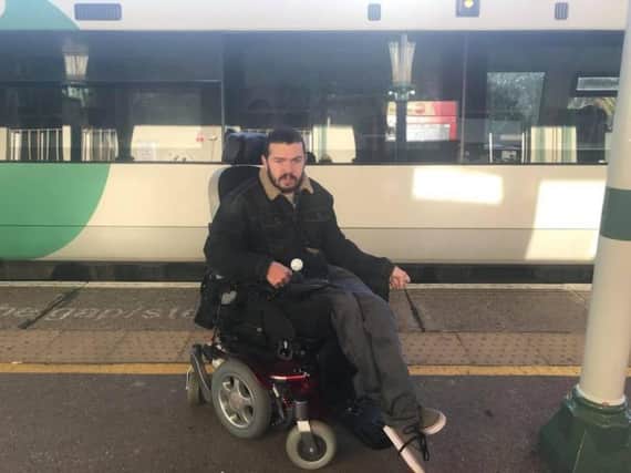 Sammy Taylor was unable to board a Seaford to Brighton train