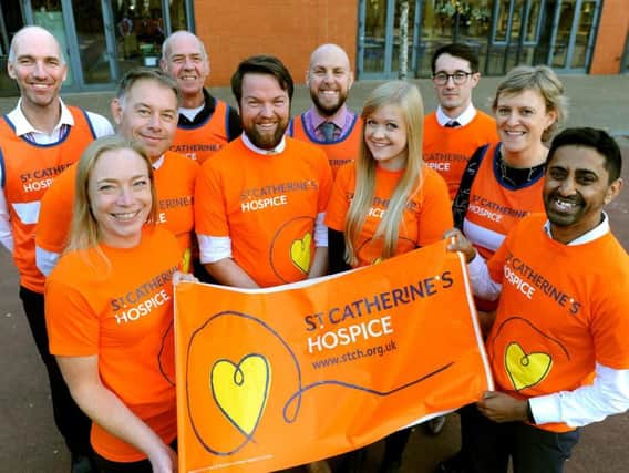 Staff from Oriel High School are raising money for St Catherine's Hospice