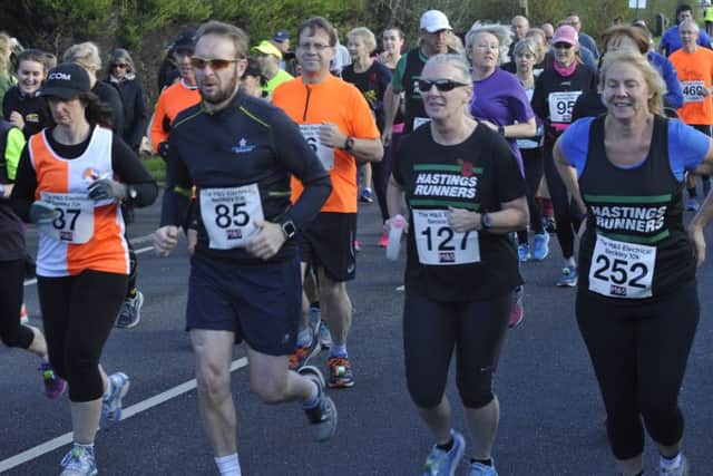 More than 60 Hastings Runners completed the challenging but scenic course on Sunday morning.