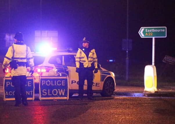 A teenage girl has died in a lorry collision on the A22. Picture: Eddie Mitchell