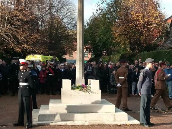 Remembrance Sunday in Crawley