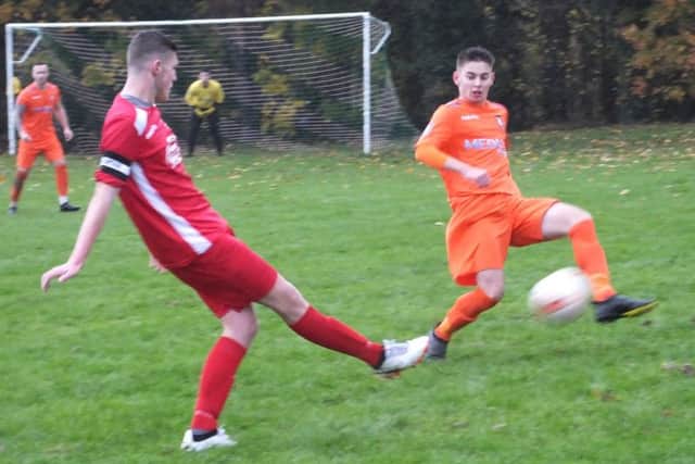 Battle Baptists ran out 7-1 winners away to Ore Athletic for the second successive season. Picture courtesy Paul Huggins