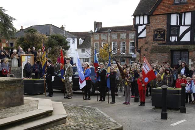 Rememberance Day Parade at the War Memorial, Midhurst. 2017 Clive Bennett Photography 12/11/2017 _CB_5362.CR2