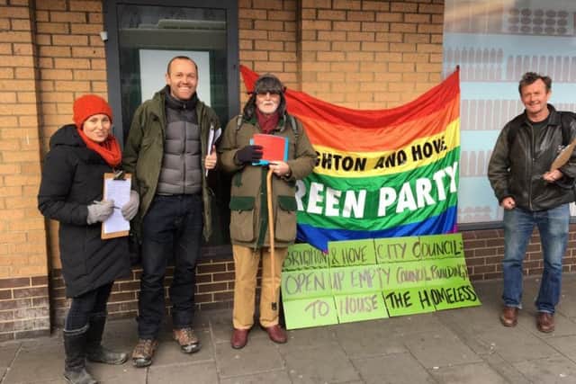Green councillors campaigned for council-owned buildings to be opened to the homeless