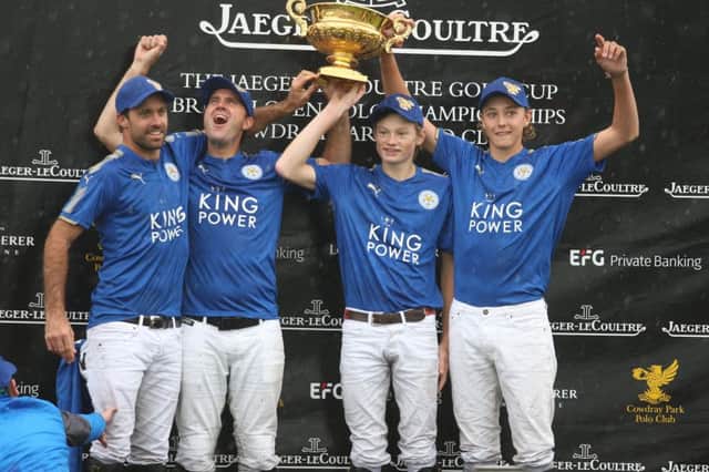 The Gold Cup winning King Power team pictured at this year's final