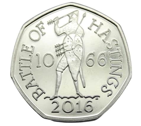 The commemorative coin. Picture from www.coingallery.co.uk SUS-160101-122313001