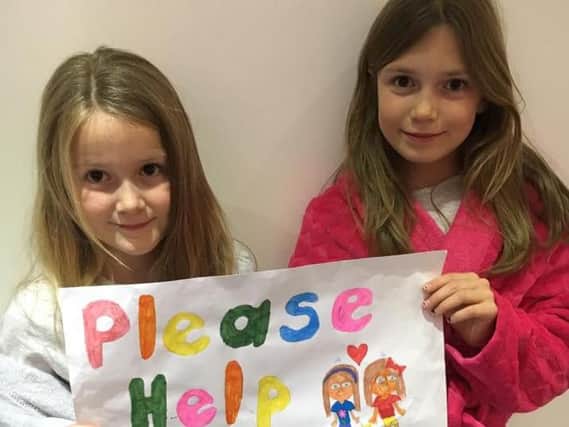 Amelie and Sophie made a plea on the campaign group's Facebook page