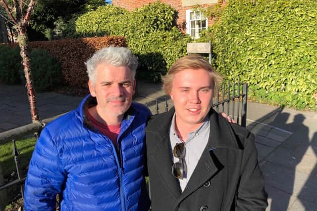 Businessmen Henry Brown and Ryan Ewen are launching the free WiFi on December 1 for North Street