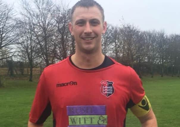 Rob Levett was Rye Town Football Club's man of the match in the 10-0 win at home to Hastings Rangers.