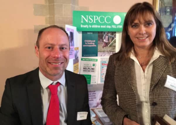 The Duchess of Norfolk, branch president, with Dr Simon Orchard, head teacher at Our Lady of Sion School