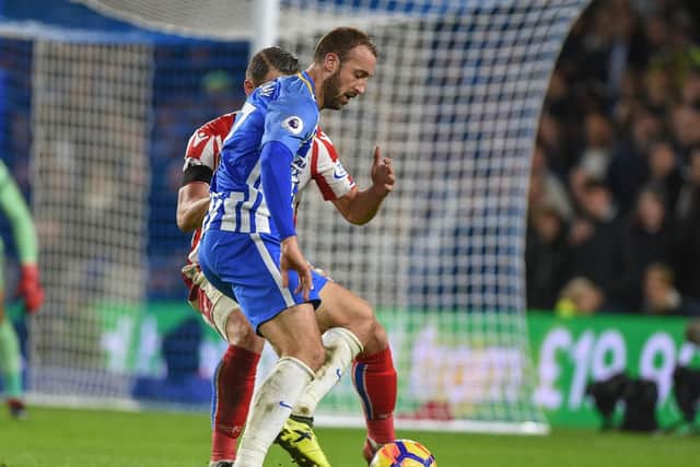 Glenn Murray on the ball. Picture by Phil Westlake (PW Sporting Photography)