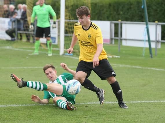 Jack Cole hit a hat-trick in Golds' win on Saturday. Picture by Derek Martin