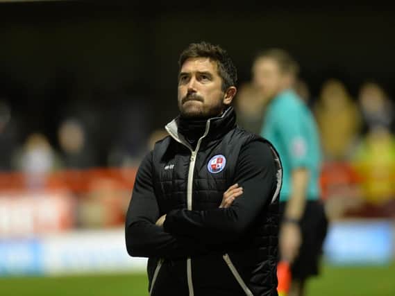 Harry Kewell during the Exeter City game. Picture by Jon Rigby