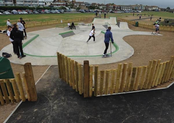 The MP said that younger children are being bullied at the new skate park in Lancing