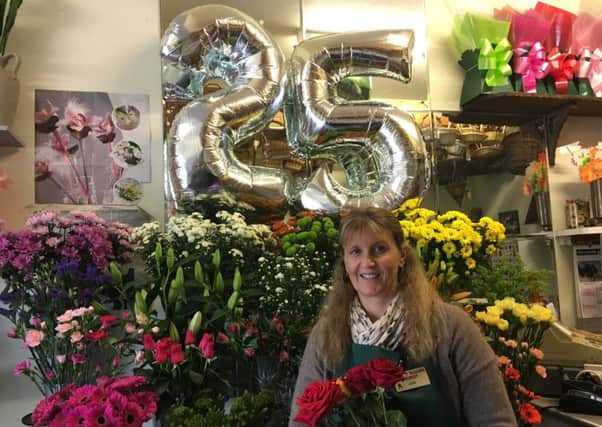 Julie Walker, 44, has celebrated running Buds N Blooms in Sea Road, East Preston for 25 years SUS-171125-145724001