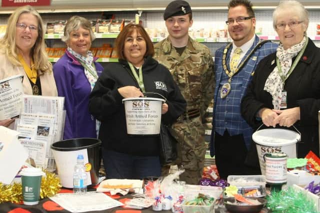 Support Our Soldiers collection day at Morrisons in Wick. Picture: Derek Martin Photography