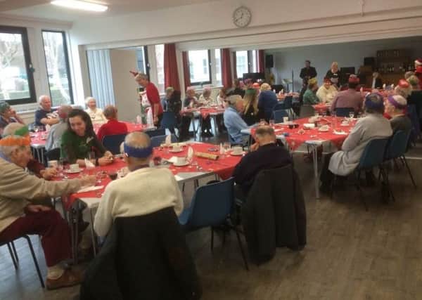 Free Christmas lunch at the Shoreham Centre last year