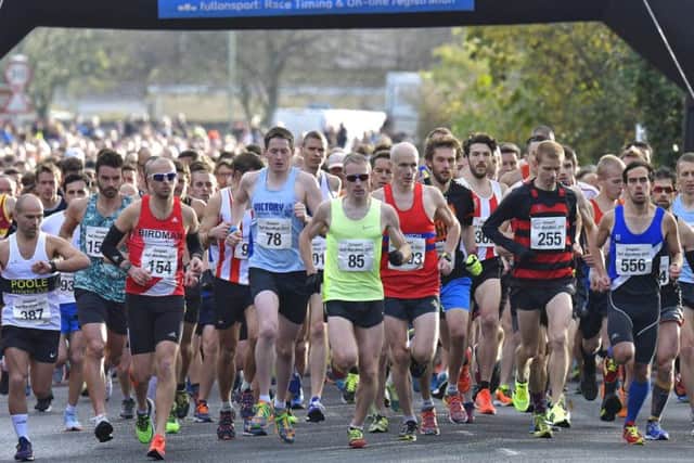 The Gosport half gets under way / Picture by Neil Marshall