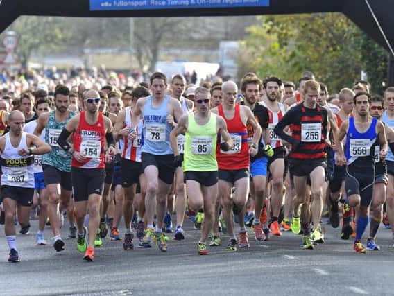 The Gosport half gets under way / Picture by Neil Marshall