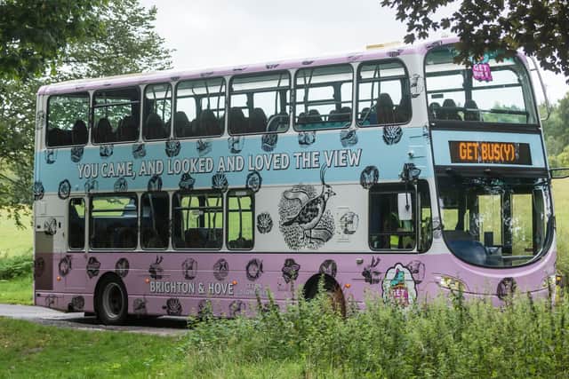 Brighton and Hove Buses,  Design, Eric Ravilious,  Downs Bus,  Stanmer Park,  Brighton